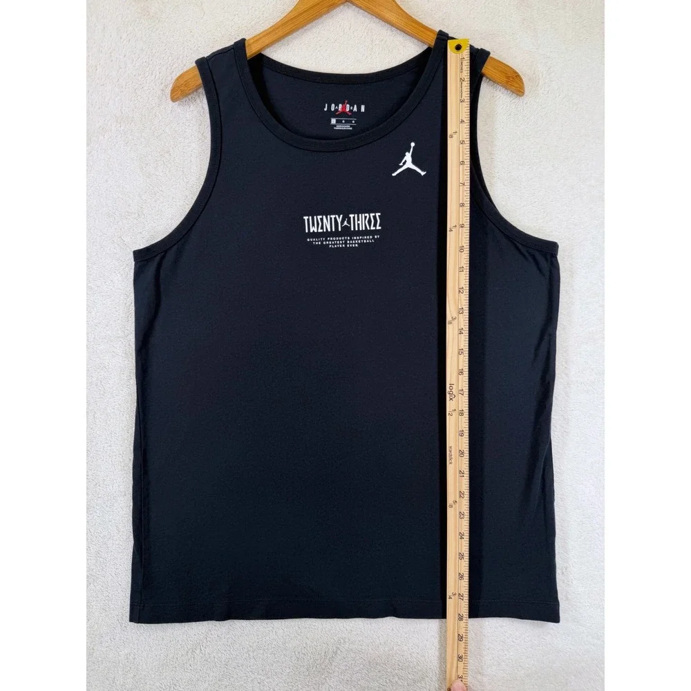 Jordan Twenty Three Tank Top Mens L Black Jumpman Graphic Basketball Nike 2019